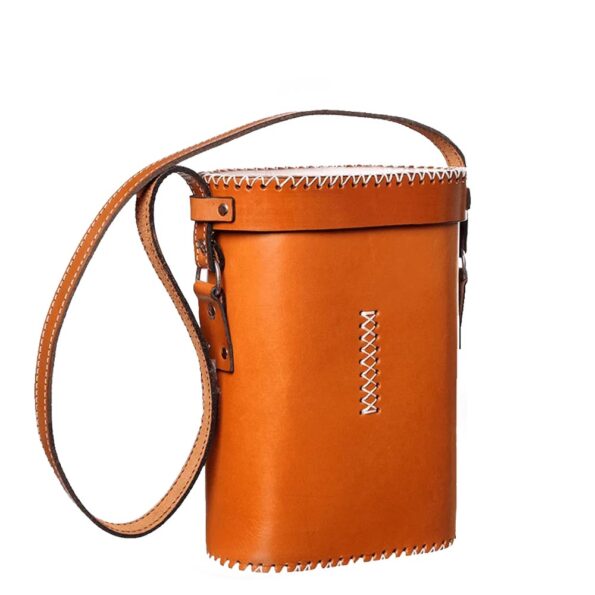 Bolso Matero clasico cuero vaqueta - Imagen 2